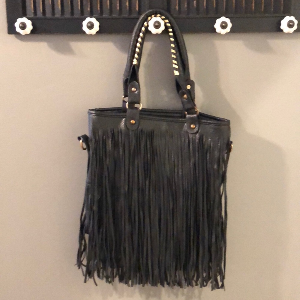 Fringe purse